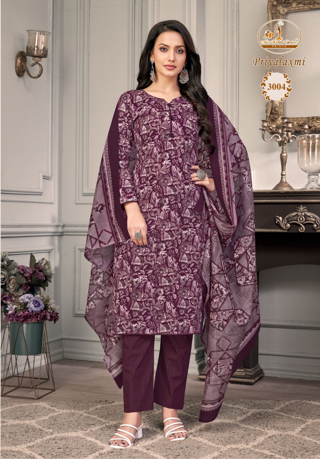 Priyalaxmi Vol 3 Miss World Choice Cotton Dress Material Manufacturer Gujarat