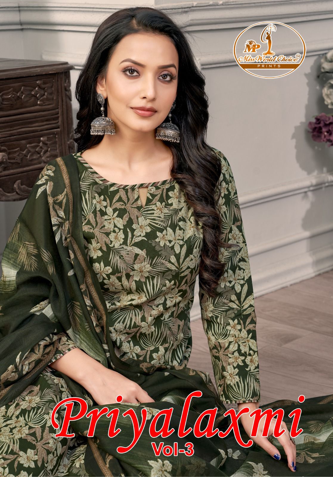 Priyalaxmi Vol 3 Miss World Choice Cotton Dress Material Manufacturer Gujarat