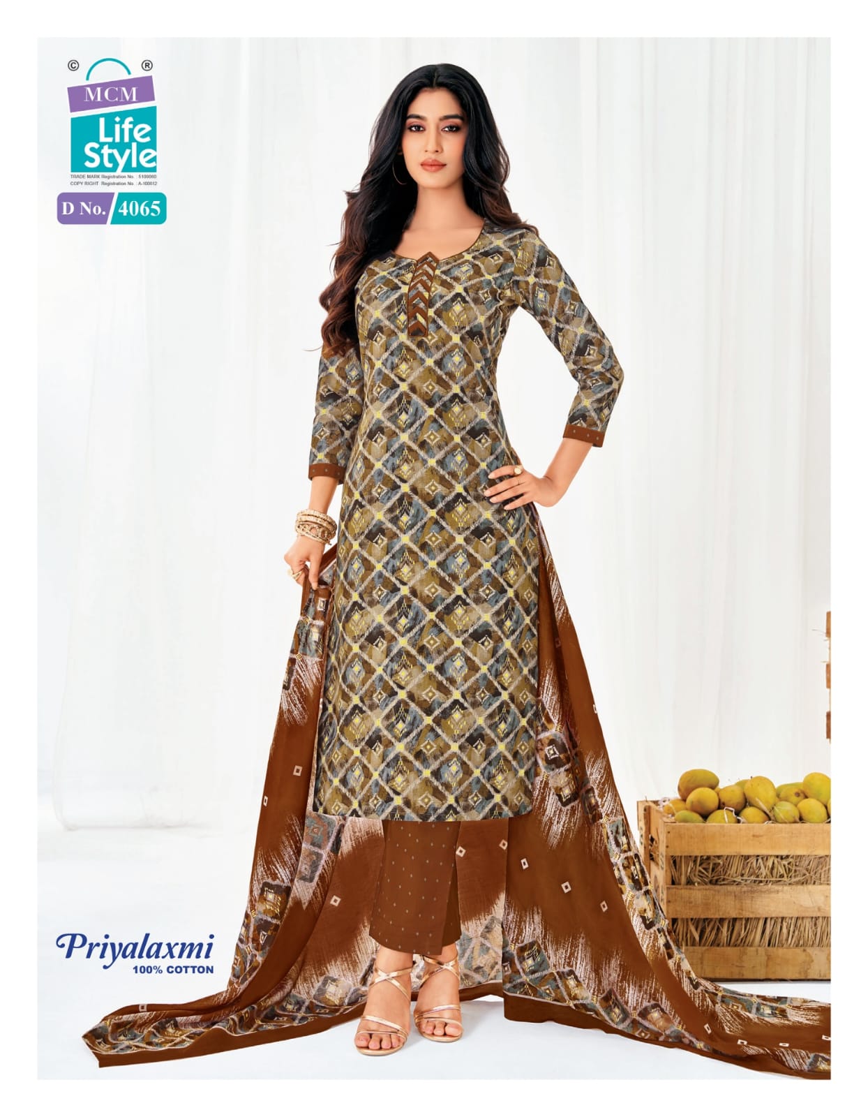 Priyalaxmi Vol 40 Mcm Lifestyle Readymade Cotton Pant Suits Manufacturer Gujarat