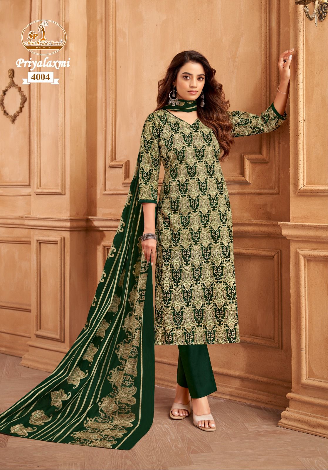Priyalaxmi Vol 4 Miss World Choice Cotton Dress Material Manufacturer Ahmedabad