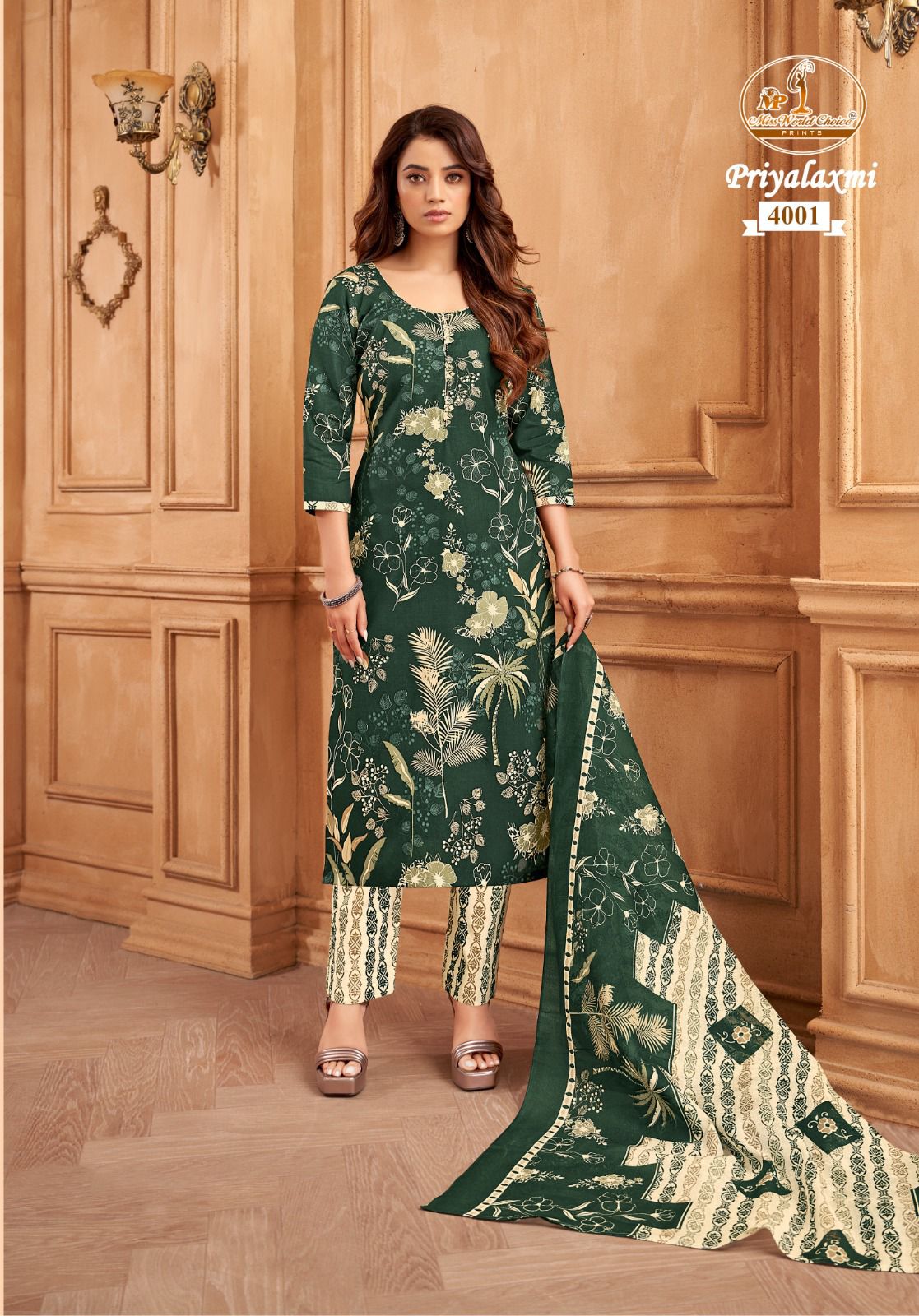 Priyalaxmi Vol 4 Miss World Choice Cotton Dress Material Manufacturer Ahmedabad