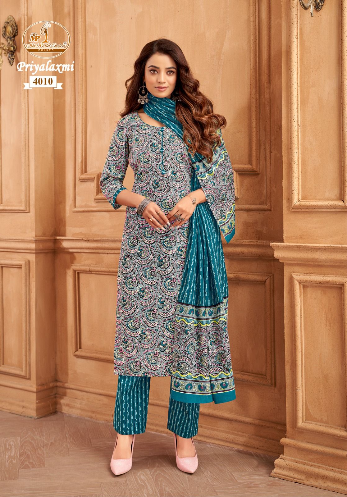 Priyalaxmi Vol 4 Miss World Choice Cotton Dress Material Manufacturer Ahmedabad
