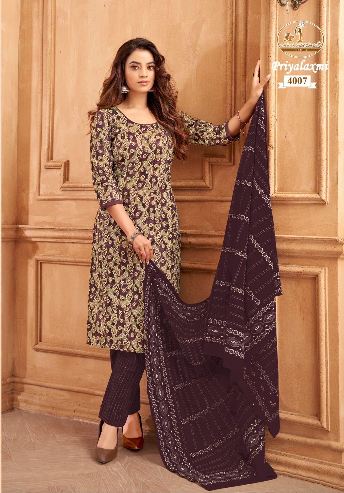 Priyalaxmi Vol 4 Miss World Choice Readymade Cotton Pant Suits Exporter Ahmedabad