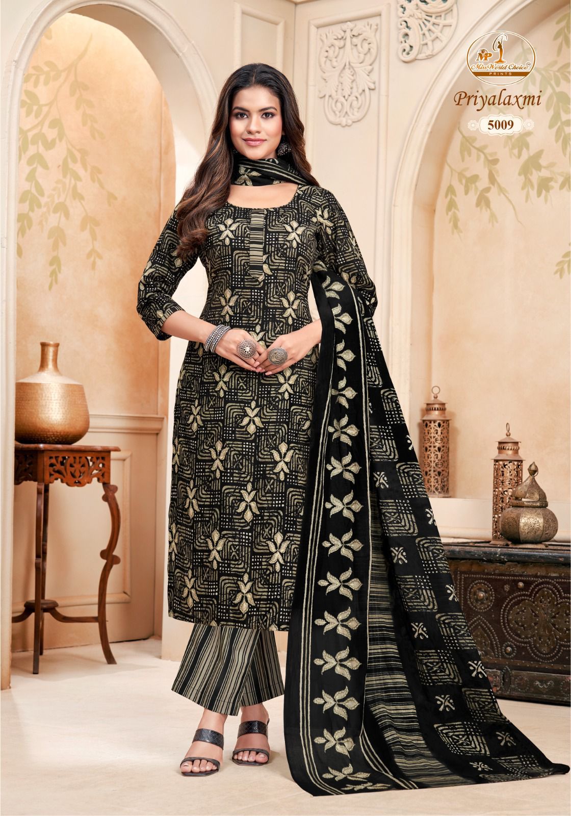 Priyalaxmi Vol 5 Miss World Choice Cotton Dress Material Exporter
