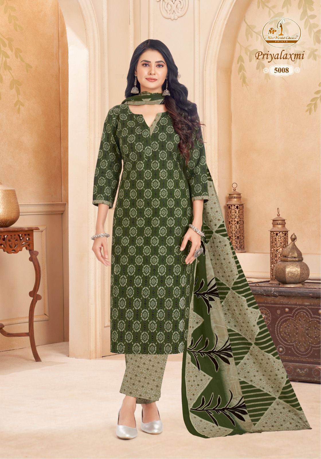 Priyalaxmi Vol 5 Miss World Choice Cotton Dress Material Exporter
