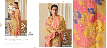 Priyali Rupali Viscose Linen Pant Style Suits Supplier India