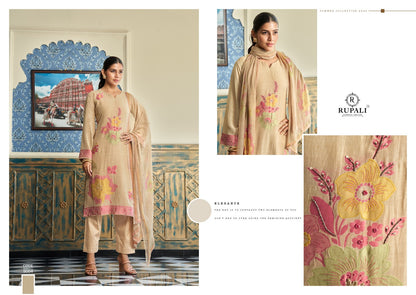 Priyali Rupali Viscose Linen Pant Style Suits Supplier India