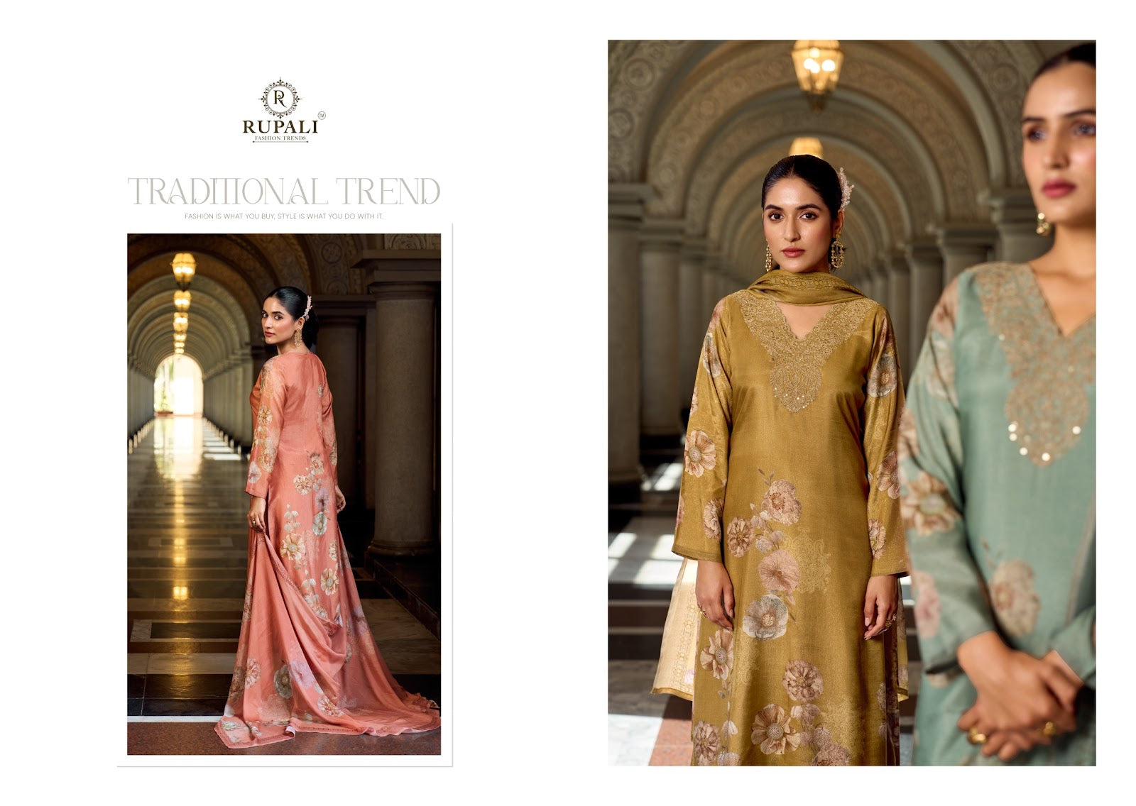 Priyamani Rupali Shimmer Pant Style Suits Exporter Gujarat