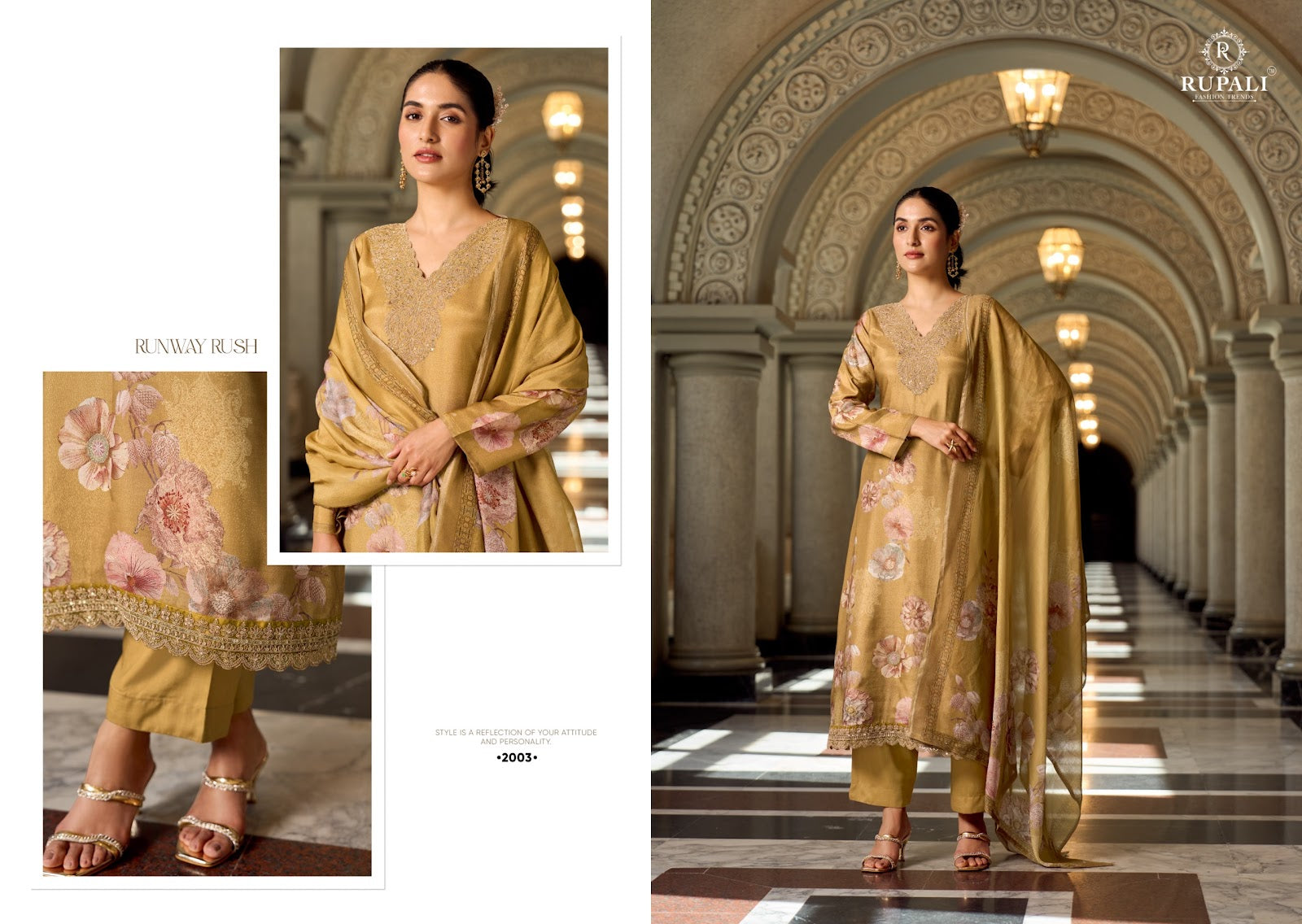 Priyamani Rupali Shimmer Pant Style Suits Exporter Gujarat