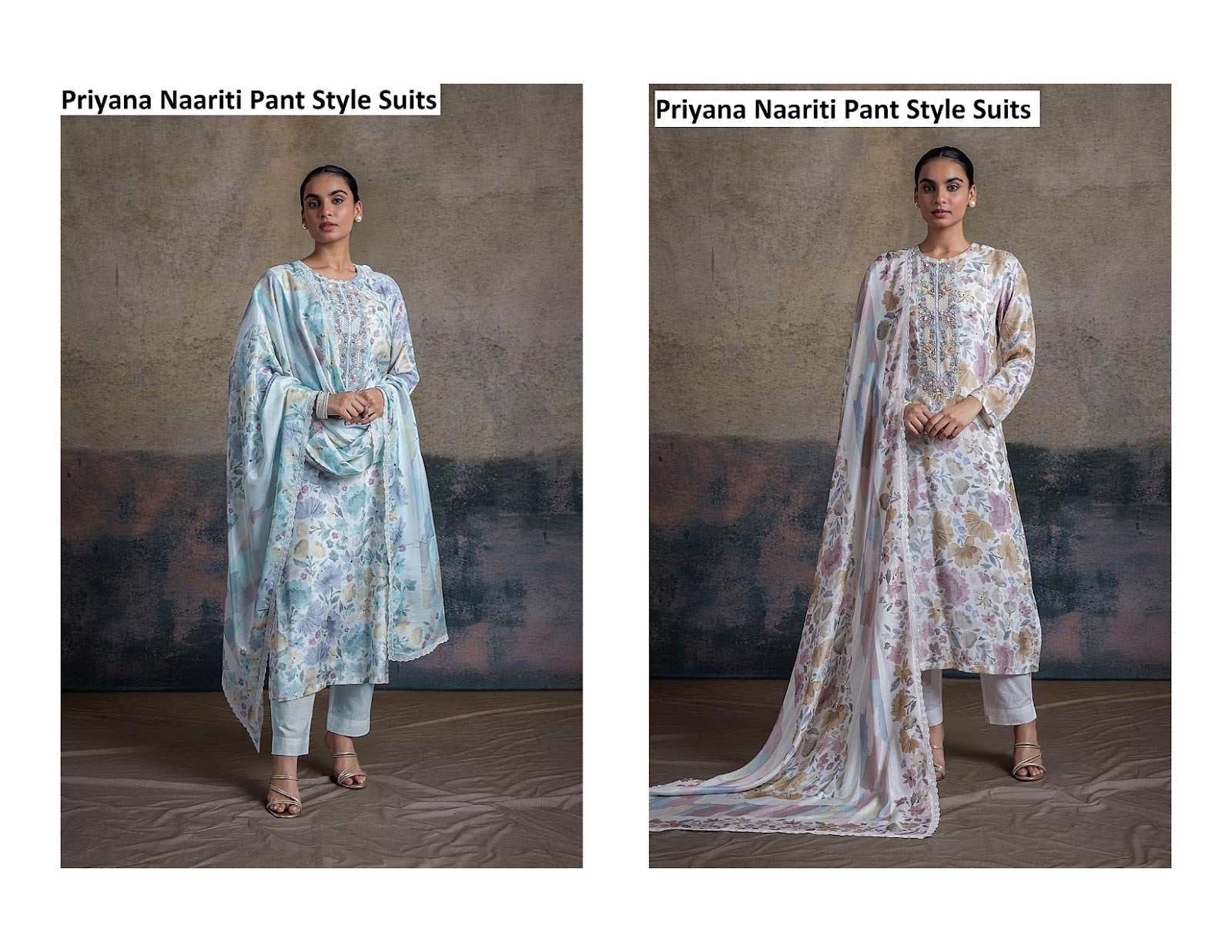 Priyana Naariti Muslin Pant Style Suits Wholesaler