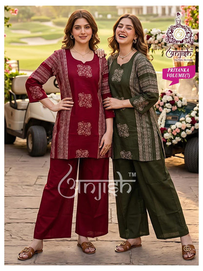 Priyanka Anjish Vatican Co Ord Set Manufacturer Gujarat