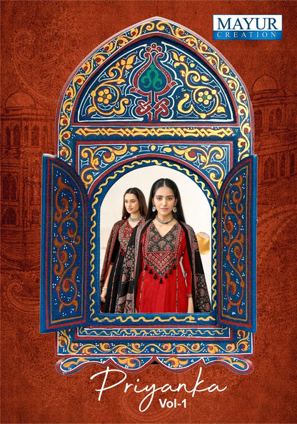 Priyanka Vol 1 Mayur Creation Readymade Cotton Pant Suits Supplier Gujarat