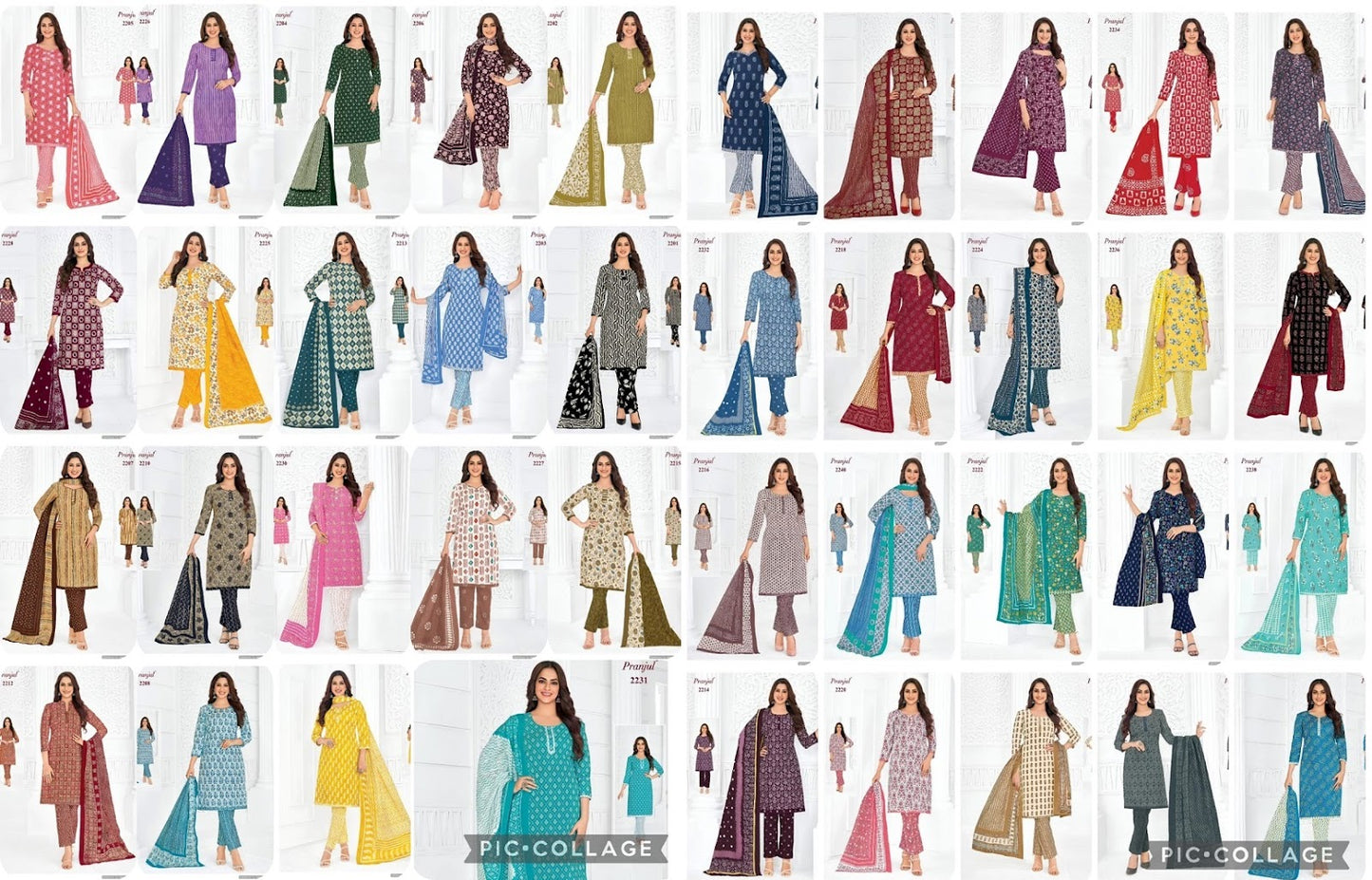 Priyanka Vol 22 Pranjul Cotton Dress Material