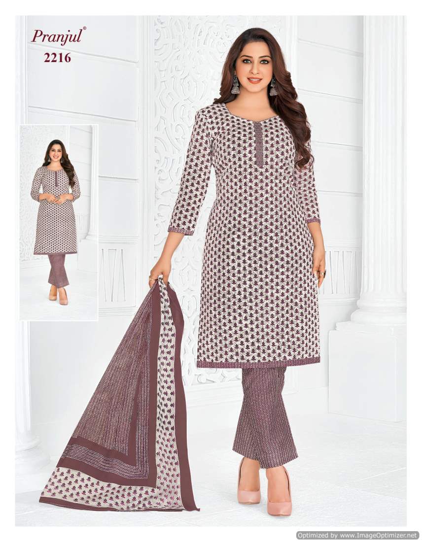 Priyanka Vol 22 Pranjul Cotton Dress Material