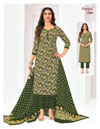 Priyanka Vol 28 Pranjul Cotton Dress Material Wholesaler Gujarat
