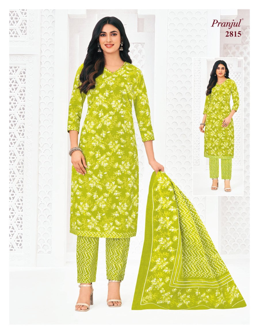 Priyanka Vol 28 Pranjul Cotton Dress Material Wholesaler Gujarat