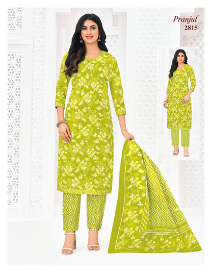 Priyanka Vol 28 Pranjul Cotton Dress Material Wholesaler Gujarat