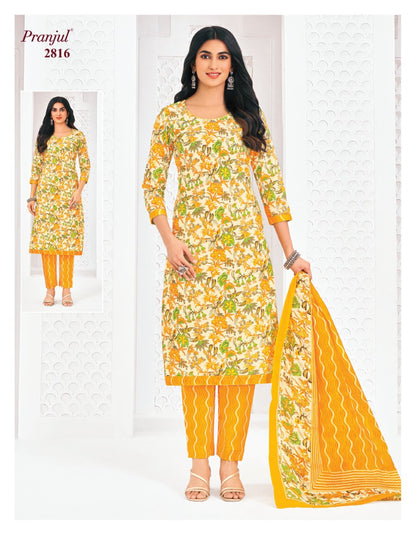 Priyanka Vol 28 Pranjul Cotton Dress Material Wholesaler Gujarat