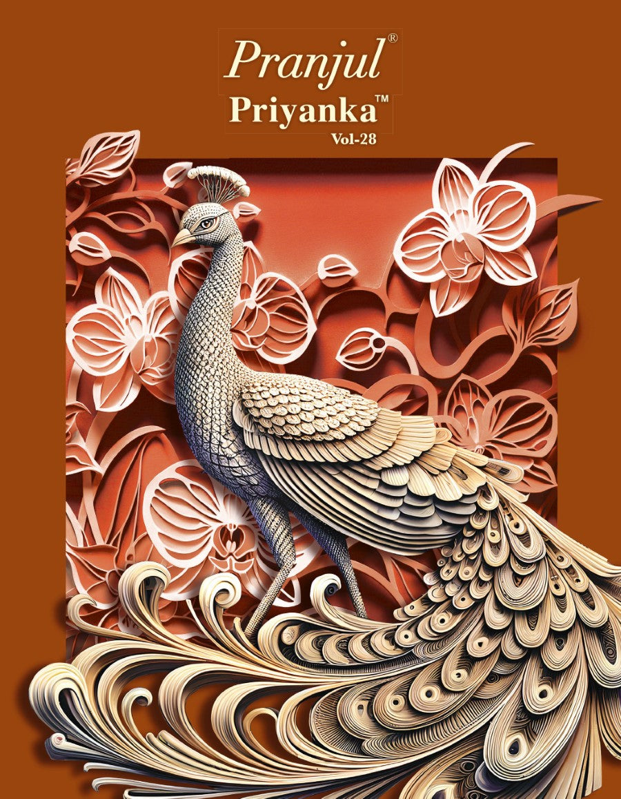 Priyanka Vol 28 Pranjul Cotton Dress Material Wholesaler Gujarat