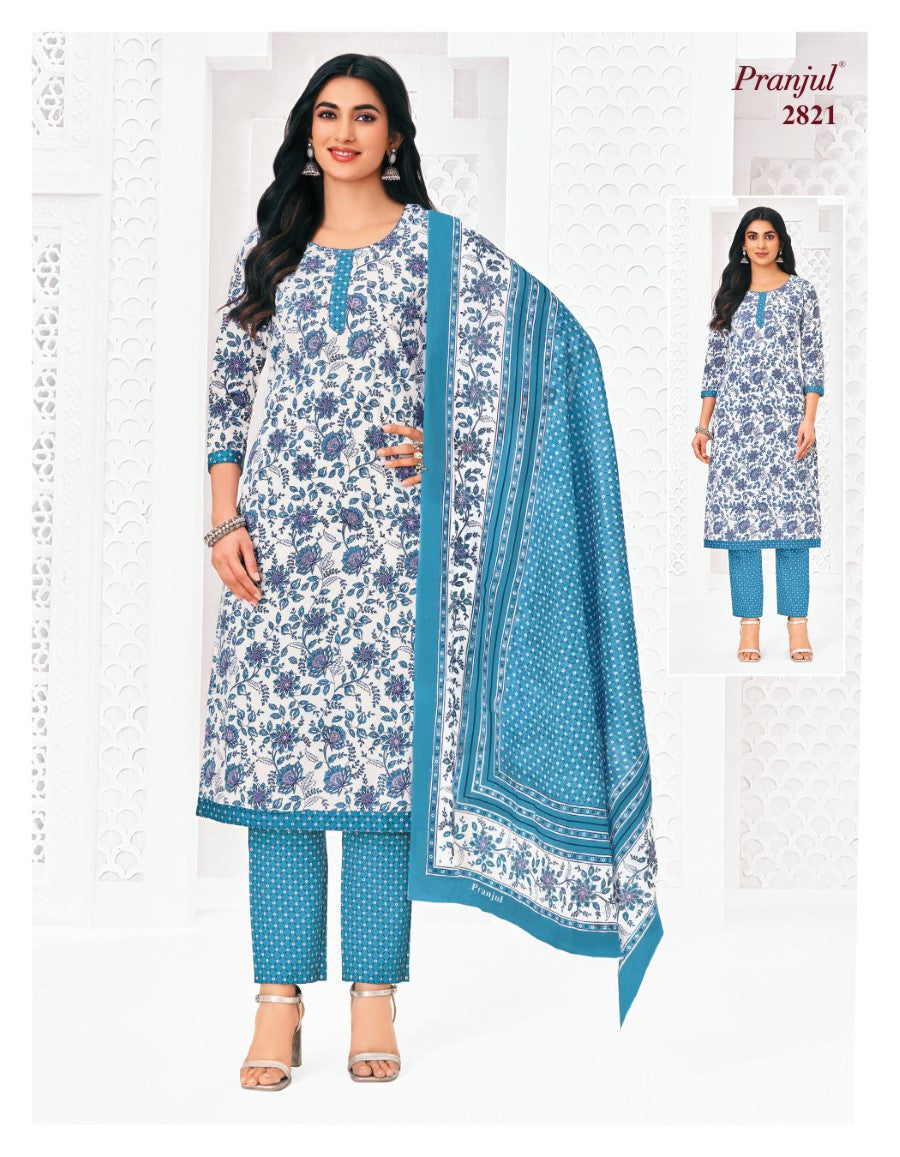 Priyanka Vol 28 Pranjul Cotton Dress Material Wholesaler Gujarat