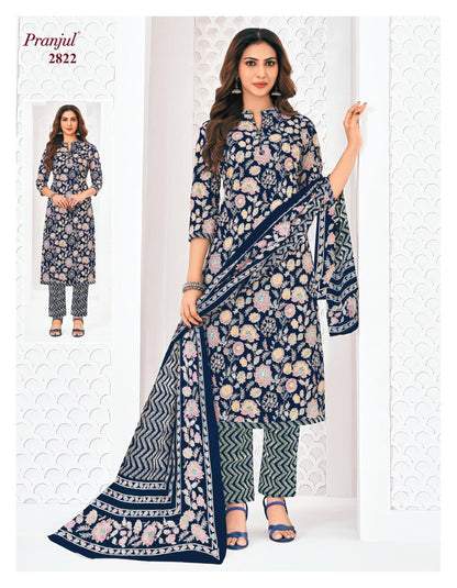 Priyanka Vol 28 Pranjul Cotton Dress Material Wholesaler Gujarat