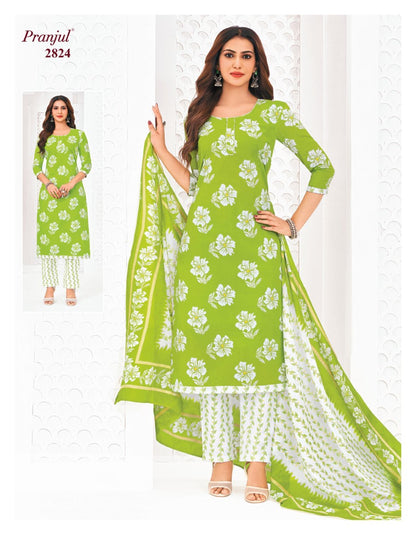 Priyanka Vol 28 Pranjul Cotton Dress Material Wholesaler Gujarat