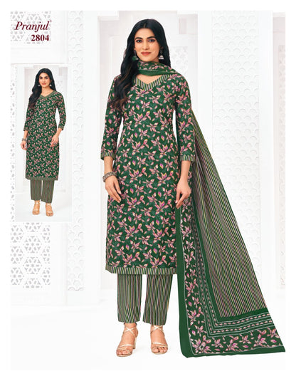 Priyanka Vol 28 Pranjul Cotton Dress Material Wholesaler Gujarat