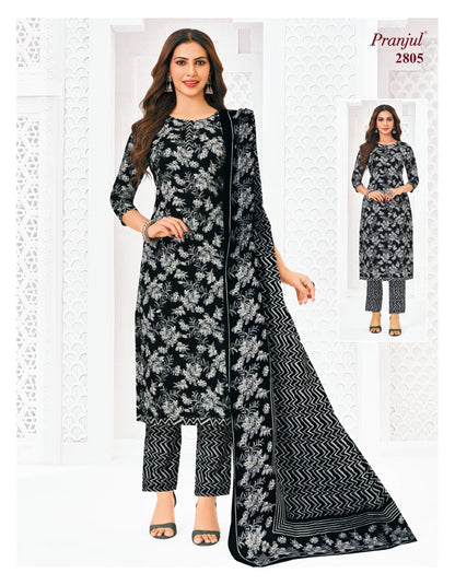 Priyanka Vol 28 Pranjul Cotton Dress Material Wholesaler Gujarat