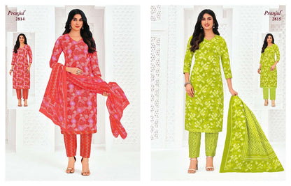 Priyanka Vol 28 Pranjul Readymade Cotton Pant Suits Exporter
