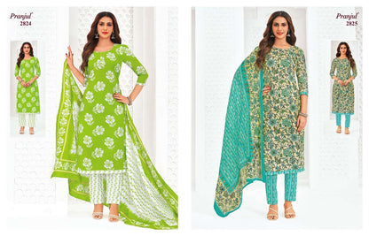 Priyanka Vol 28 Pranjul Readymade Cotton Pant Suits Exporter