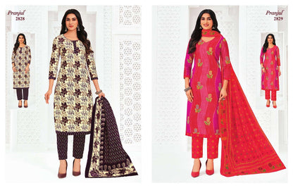 Priyanka Vol 28 Pranjul Readymade Cotton Pant Suits Exporter