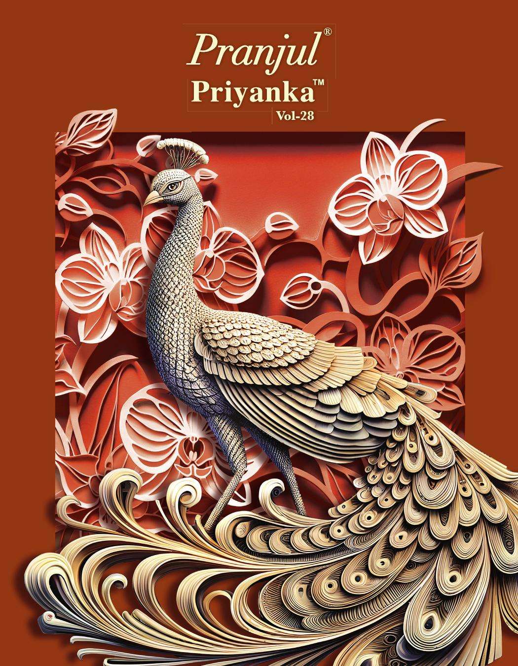 Priyanka Vol 28 Pranjul Readymade Cotton Pant Suits Exporter