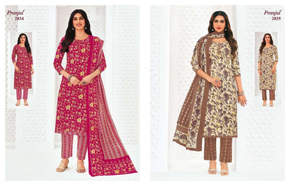 Priyanka Vol 28 Pranjul Readymade Cotton Pant Suits Exporter