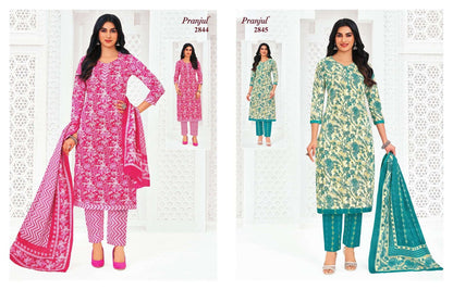 Priyanka Vol 28 Pranjul Readymade Cotton Pant Suits Exporter