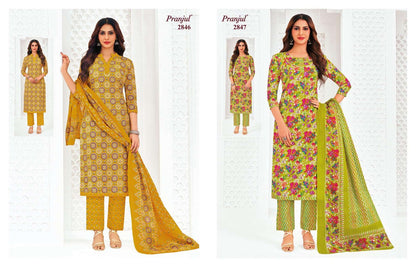 Priyanka Vol 28 Pranjul Readymade Cotton Pant Suits Exporter