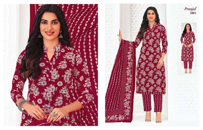 Priyanka Vol 28 Pranjul Readymade Cotton Pant Suits Exporter