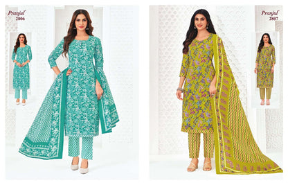 Priyanka Vol 28 Pranjul Readymade Cotton Pant Suits Exporter