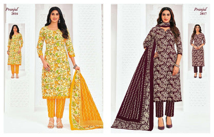 Priyanka Vol 28 Pranjul Readymade Cotton Pant Suits Exporter
