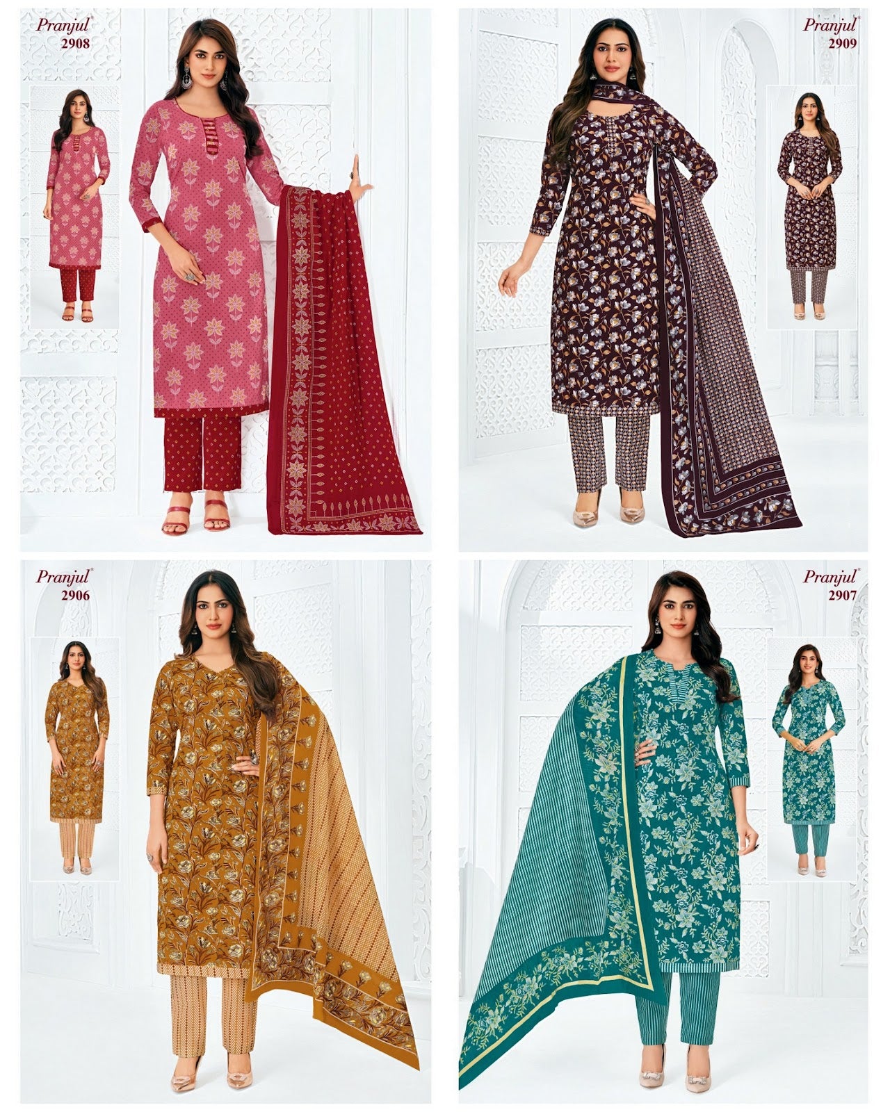 Priyanka Vol 29 Pranjul Cotton Dress Material Manufacturer