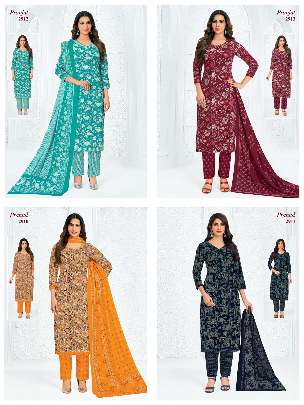 Priyanka Vol 29 Pranjul Cotton Dress Material Manufacturer