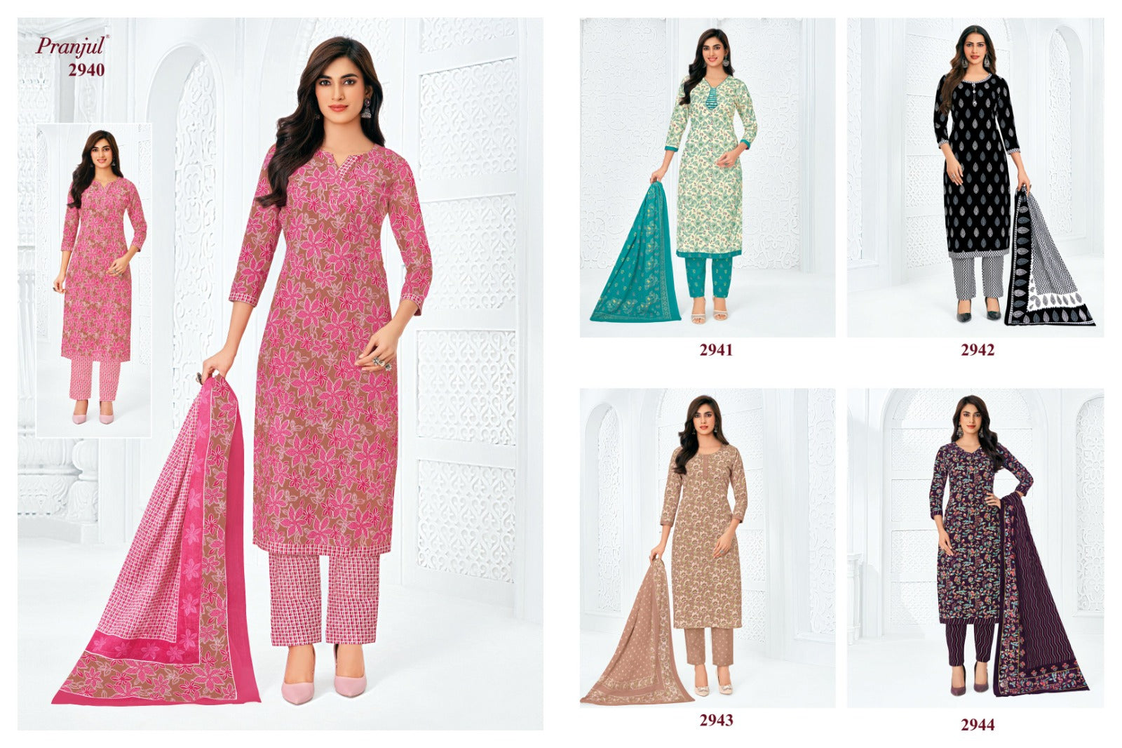 Priyanka Vol 29 Pranjul Cotton Dress Material Manufacturer