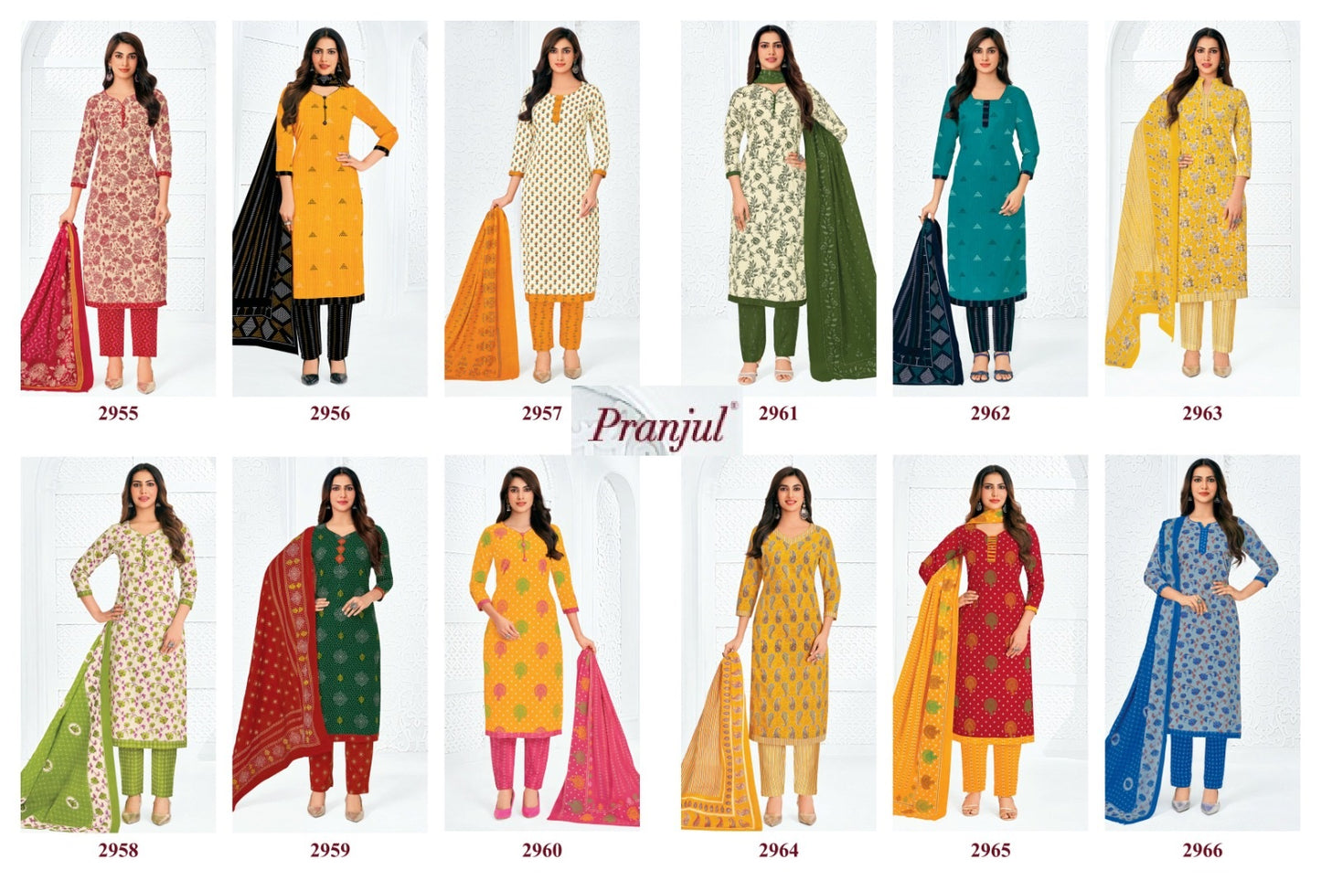 Priyanka Vol 29 Pranjul Cotton Dress Material Manufacturer