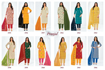 Priyanka Vol 29 Pranjul Cotton Dress Material Manufacturer