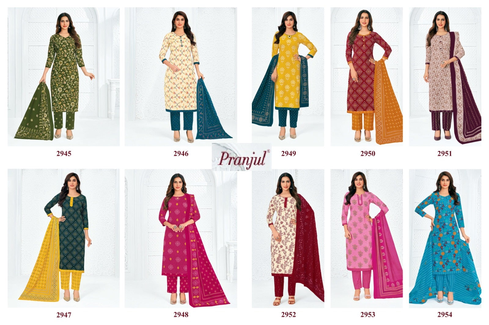 Priyanka Vol 29 Pranjul Cotton Dress Material Manufacturer