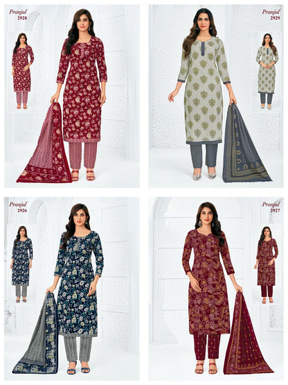 Priyanka Vol 29 Pranjul Cotton Dress Material Manufacturer