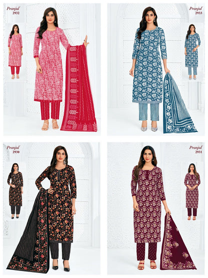 Priyanka Vol 29 Pranjul Cotton Dress Material Manufacturer