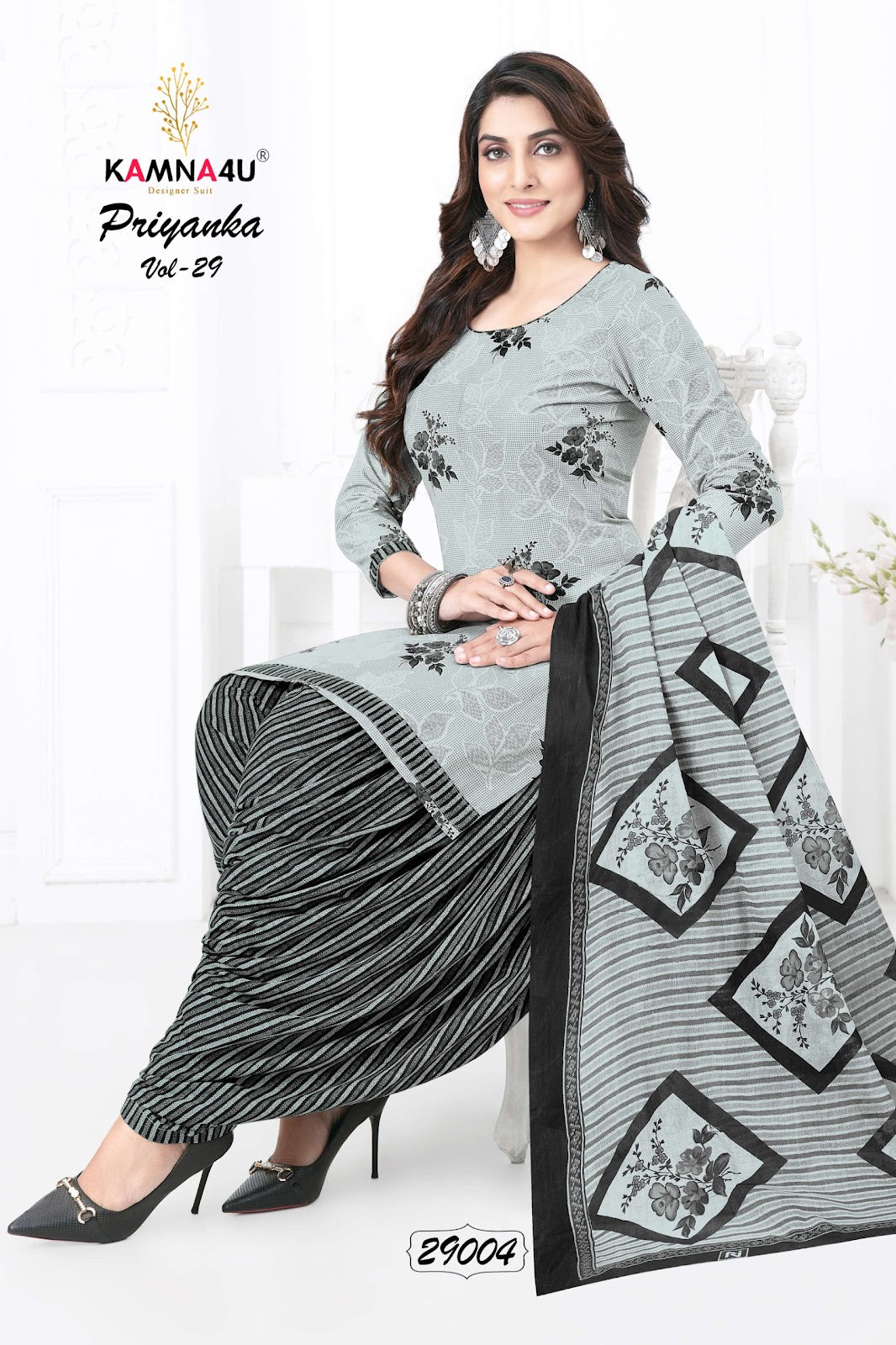 Priyanka Vol 29 With Lining Kamna4U Readymade Cotton Patiyala Suits Supplier