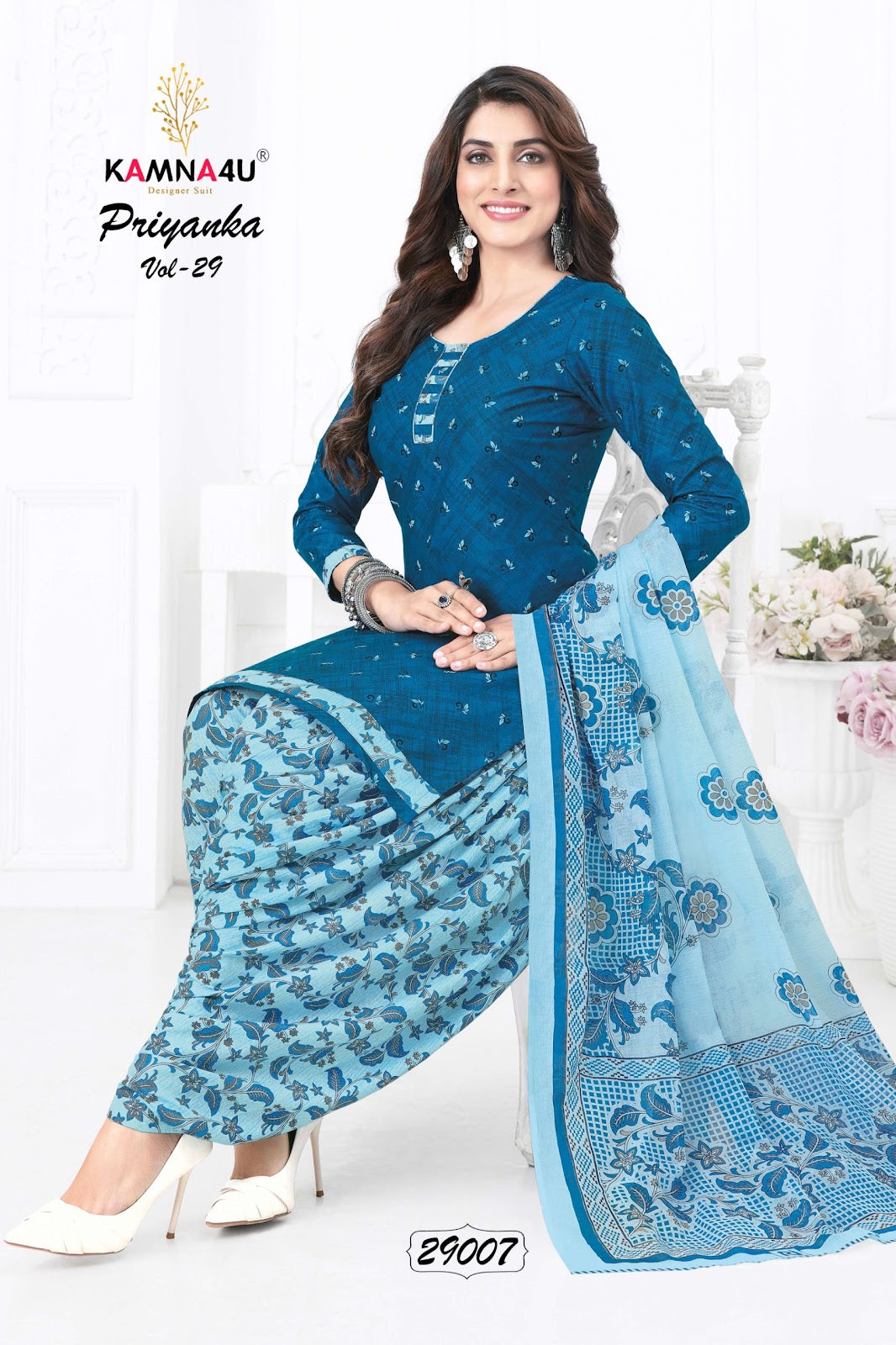 Priyanka Vol 29 With Lining Kamna4U Readymade Cotton Patiyala Suits Supplier