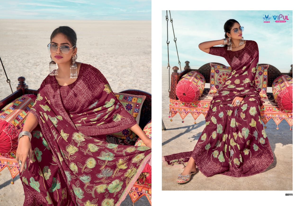 Priyanka Vol 2 Vipul Georgette Sarees Manufacturer Ahmedabad