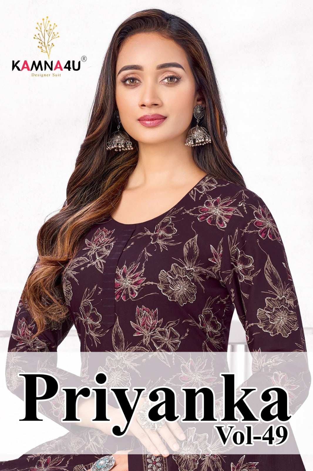 Priyanka Vol 49 Kamna4U Readymade Cotton Patiyala Suits Manufacturer Ahmedabad